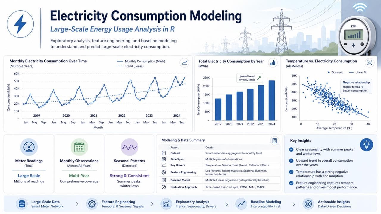 Electricity Consumption Modeling project preview
